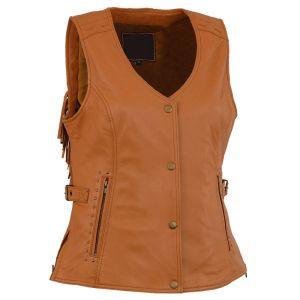 Women Leather Vest