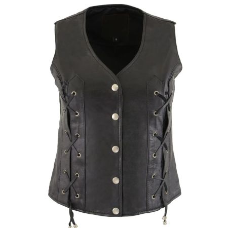 Women Leather Vest